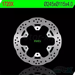 Tarcza hamulcowa NG 1720X