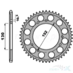 Zębatka tylna PBR 71348C45