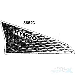 Naklejka lewa przedniego błotnika Kymco MXU 550