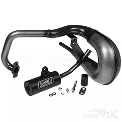 Tłumik Giannelli Vintage Black Aluminium, Vespa PK 50 HP/XL (E)