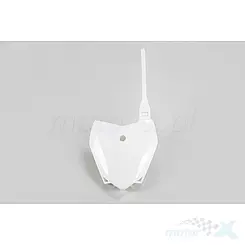 Tablica na numer startowy biała UFO Plast KA04718047