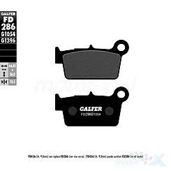 Klocki hamulcowe Galfer Semi Metal Street FD286G1054