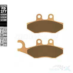 Klocki hamulcowe Galfer Sintered Street FD277G1380