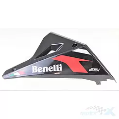 Osłona silnika dolna prawa, pług, czarna Benelli BN 251