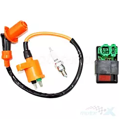 Zestaw tuningowy elektryczny, moduł + cewka + świeca NGK 139QMB/QMA (GY6 50) 4T