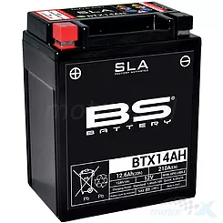 Akumulator bezobsługowy BS Battery BTX14AHL MAX (YTX14AHL-BS) 12V 12Ah 133x90x164mm 210CCA