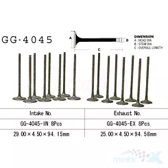 Zawór ssący Vesrah GG-4045-IN