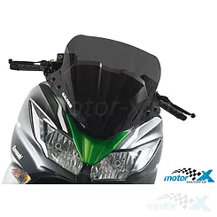 Szyba / owiewka przednia Malossi Sport, przyciemniana, Kawasaki J 125-300 ie 4T LC Euro3-4 (WS60)