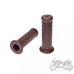 Guma kierownicy 7/8"+1" 124mm brąz
