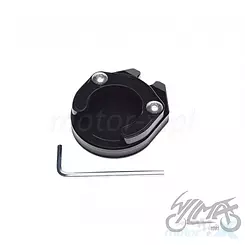 Poszerzenie stopy podstawy bocznej, czarne, Leoshi CNC, Yamaha NMax