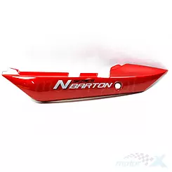 Osłona tylna górna lewa czerwona Barton N 125