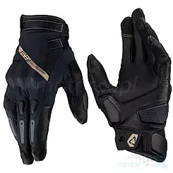 Rękawice motocyklowe turystyczne, czarne, Leatt 7.5 Hydradri Short