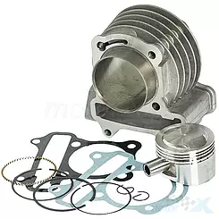 Cylinder kompletny 51.00mm 90cc żeliwo sworzeń 13mm 139QMB/QMA (GY6 50) 4T