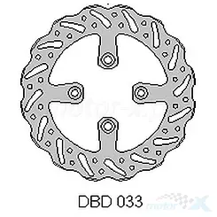 Tarcza hamulcowa, tylna, wave, Delta Braking DBD033 (NG1026)