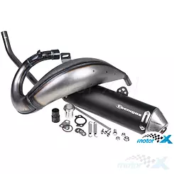 Tłumik z homologacją, Tecnigas E-NOX Evo Steel, Aprilia RX, SX 2006- / Derbi Senda 2000- / Gilera