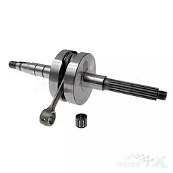 Wał korbowy, sworzeń tłoka 10mm, frezy 16mm, Top Racing Evolution 1E40QMB/QMA 50 2T AC CPI / Keeway