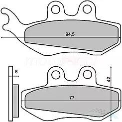 KLOCKI HAMULCOWE SinterED RMS 22 510 0363