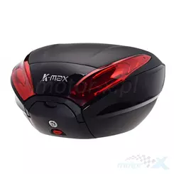 Kufer motocyklowy K-Max czarny 53x46x30 cm 40L