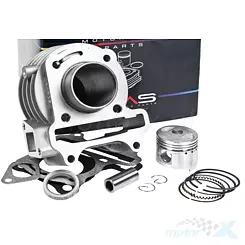 Cylinder kompletny 39.00mm 50cc żeliwo sworzeń 13mm RMS STD GY6 4T (bez głowicy)
