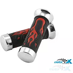 Manetki komplet STR8 Custom Flame, czerwone