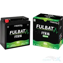 Akumulator żelowy FTX16 (YTX16-BS), Fulbat 550763, 12V 14Ah 230CCA