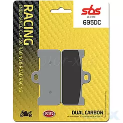 Klocki hamulcowe  karbonowe SBS Dual Carbon Racing 695DC