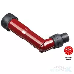 Fajka świecy zapłonowej NGK XB05F-R, czerwona, na gwint 14mm, 102°