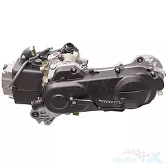 Silnik kompletny 80cc, pokrywa 430mm, na koło 12", krótki wałek, bez EGR 139QMB/QMA (GY6 50) 