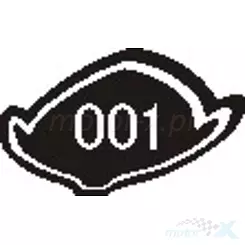 Osłony chłodnicy czarne UFO Plast Yamaha YZF / WRF 98-99