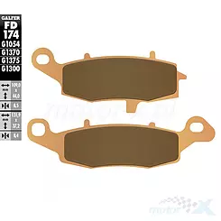 Klocki hamulcowe Galfer Sintered Sport FD174G1375