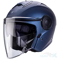 Kask mtocyklowy otwarty, niebieski (mat), Caberg Soho 