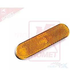 Odblask boczny Romet ADV 125 FI PRO owal/pomar