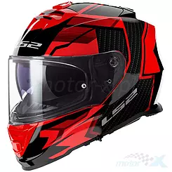Kask integralny LS2 FF800 Storm II Tracker Połysk Czarno-Czerwony