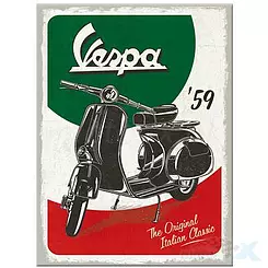 Magnes 6x8cm Vespa the Italian Classic Nostalgic Art 14386