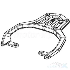 Bagażnik tylny czarny  Benelli TRK 502 Euro 4 2020