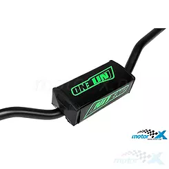 Osłona kierownicy Fatbar NoEnd, czarno-zielona, cross / enduro / supermoto