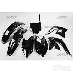 Zestaw osłon nadwozia czarny UFO Plast Kawasaki KXF 250 06'