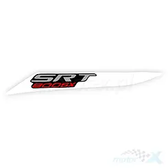 NAKLEJKA BW01 "SRT 800" OSŁONY TYLNEJ LEWEJ QJ SRT 800 S / SRT 800 SX
