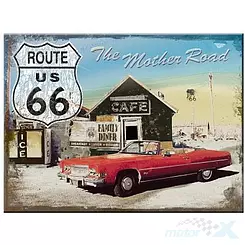 Magnes 6x8cm Route 66 Nostalgic Art 14179