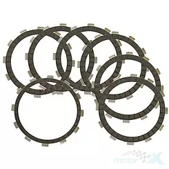 Tarcze sprzęgła, 7 sztuk, Psychic Motorsports MX-03768C (EBS1317;16.S14091)