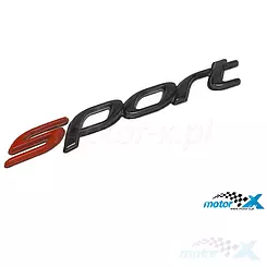 Emblemat Sport 71x16mm