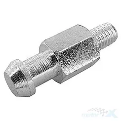 Sworzeń koła napędu pompy wody Motoforce, Minarelli LC (nowy typ, długość całkowita 29,70mm / długość bez gwintu 21,70mm)
