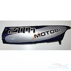 Osłona progowa lewa granat-srebrna 21th Baotian BT49QT-7 / Motobi Żbik / Zipp Triad 1