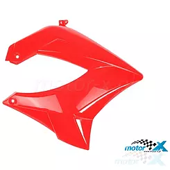 Osłona chłodnicy TNT, prawa, czerwona, Derbi Senda R, Senda SM 00-09 / Gilera