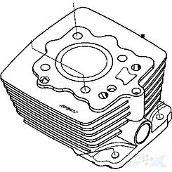 Cylinder kompletny 125cc Kymco Pulsar S 125
