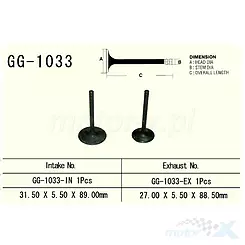 Zawór wydechowy Vesrah GG-1033-EX