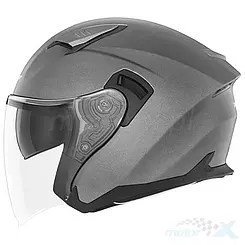 Kask otwarty Jet z blendą Nox N130 Solid Tytanowy Mat
