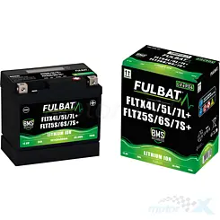 Akumulator litowy LiFePO4, Fulbat 560636 YB4L-B YTX4L-BS/YTZ5S YTX5L-BS/YTZ6S YTX7L-BS YTZ7S YTZ7V YTZ8V