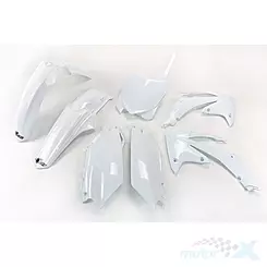 Zestaw osłon nadwozia biały UFO Plast Honda CRF 250R / 450R 08-13