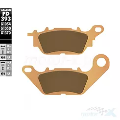Klocki hamulcowe Galfer Sintered Street FD393G1370